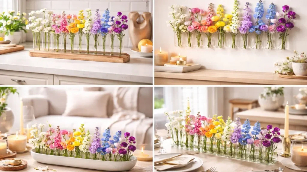Creative Ideas for Line Flower Arrangements