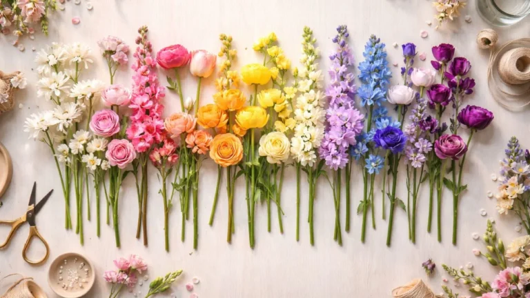 Line Flowers Creative Ways to Arrange Flowers in a Line