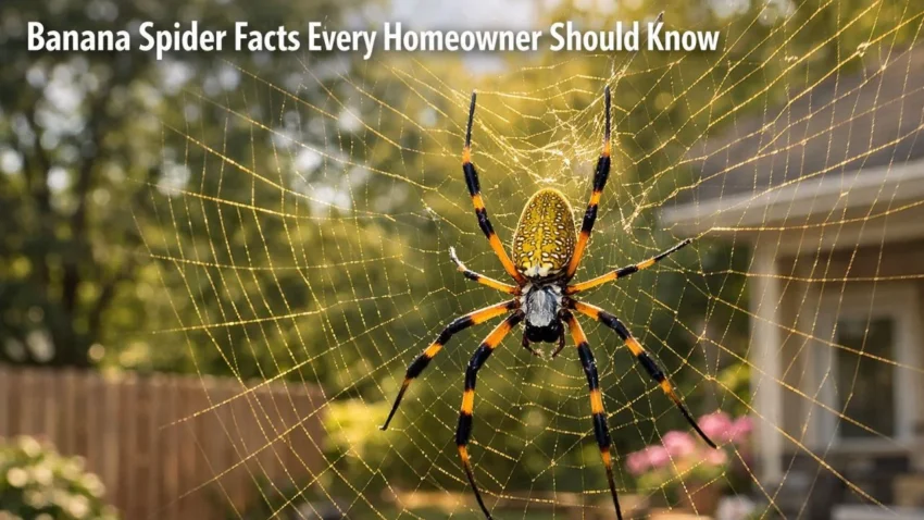 Banana Spider Facts Every Homeowner Should Know