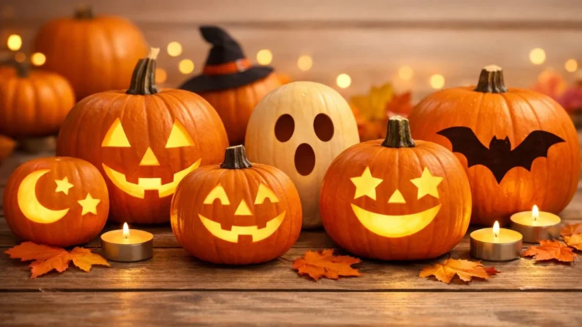 Simple Halloween Pumpkin Carving