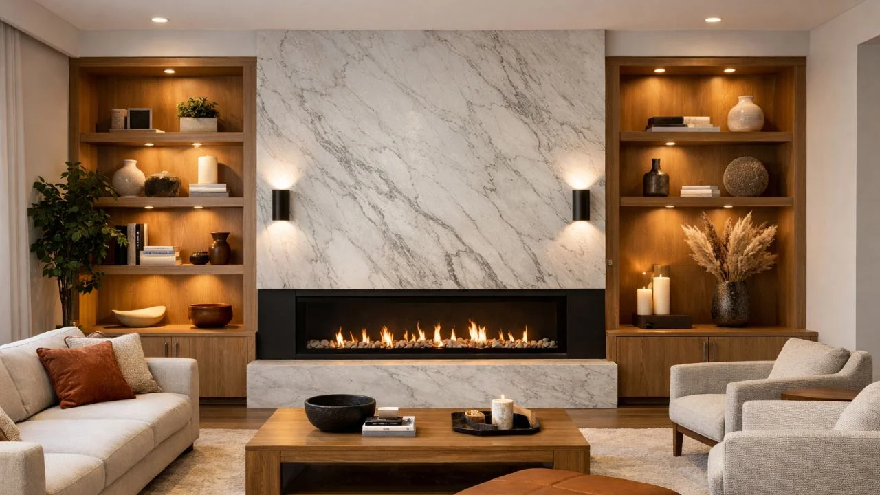 10 Stunning Fireplace Wall Ideas for Modern American Homes - Renoovate