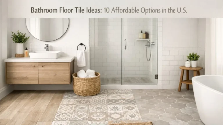 Bathroom Floor Tile Ideas: 10 Affordable Options in the U.S