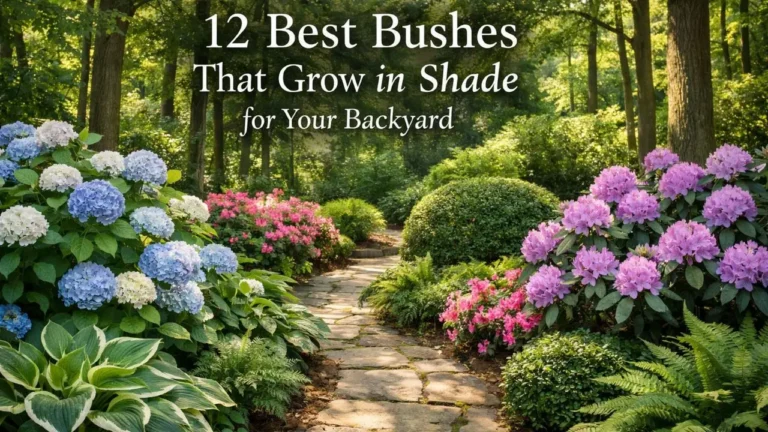 12 Best Bushes That Grow in Shade for Your Backyard