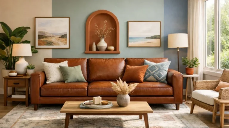 12 Best Living Room Colors with Brown Couch