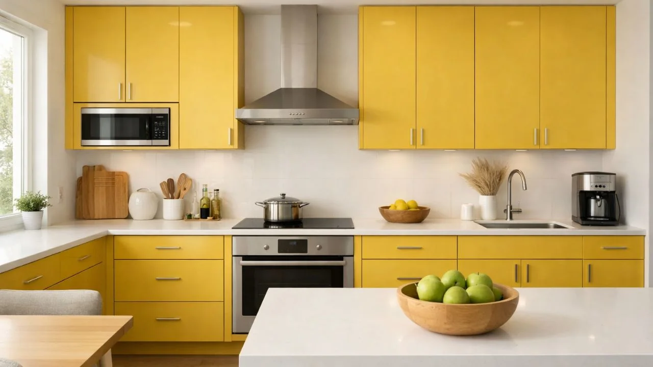 8 Modern Yellow Kitchen Cabinets Ideas for Your Home - Renoovate