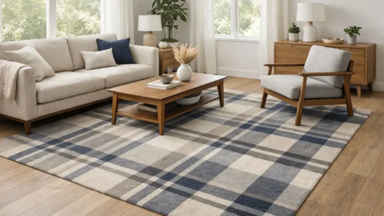 Best Plaid Rugs for Modern American Homes