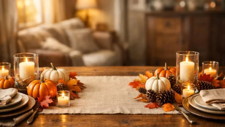 Fall Table Decorations for a Cozy Home