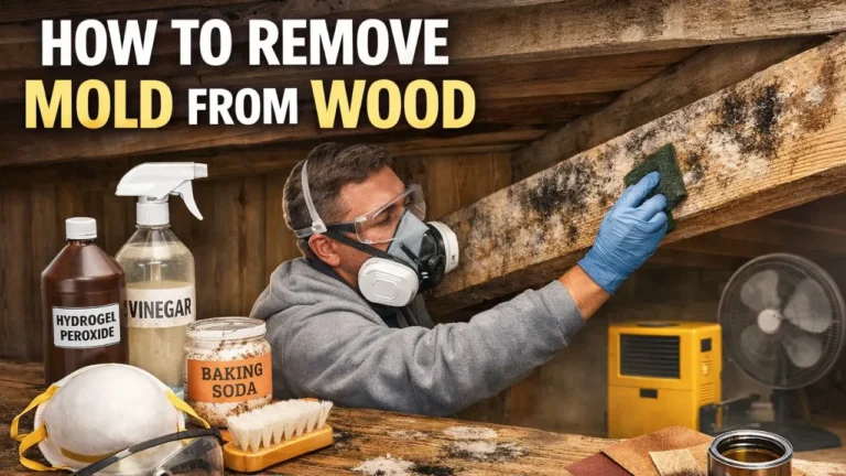 How to Clean Mold Off Wood Safely at Home