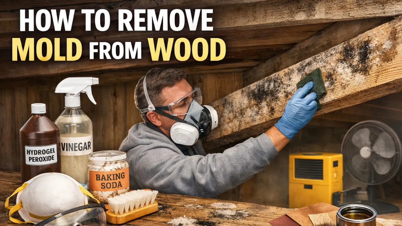 How to Clean Mold Off Wood Safely at Home - Renoovate