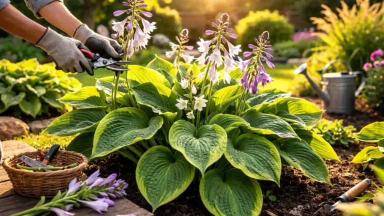 How to Manage Flowers on Hostas for a Lush Garden