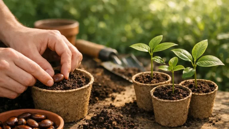 Persimmon Seed Planting and Care for Home Gardens