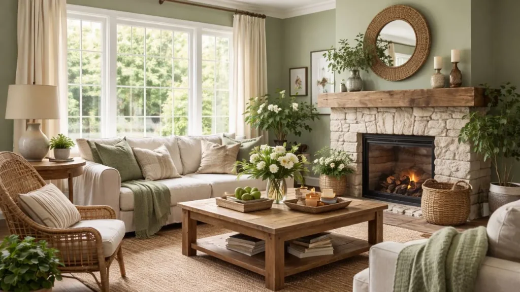 The natural beauty of sage green in the home