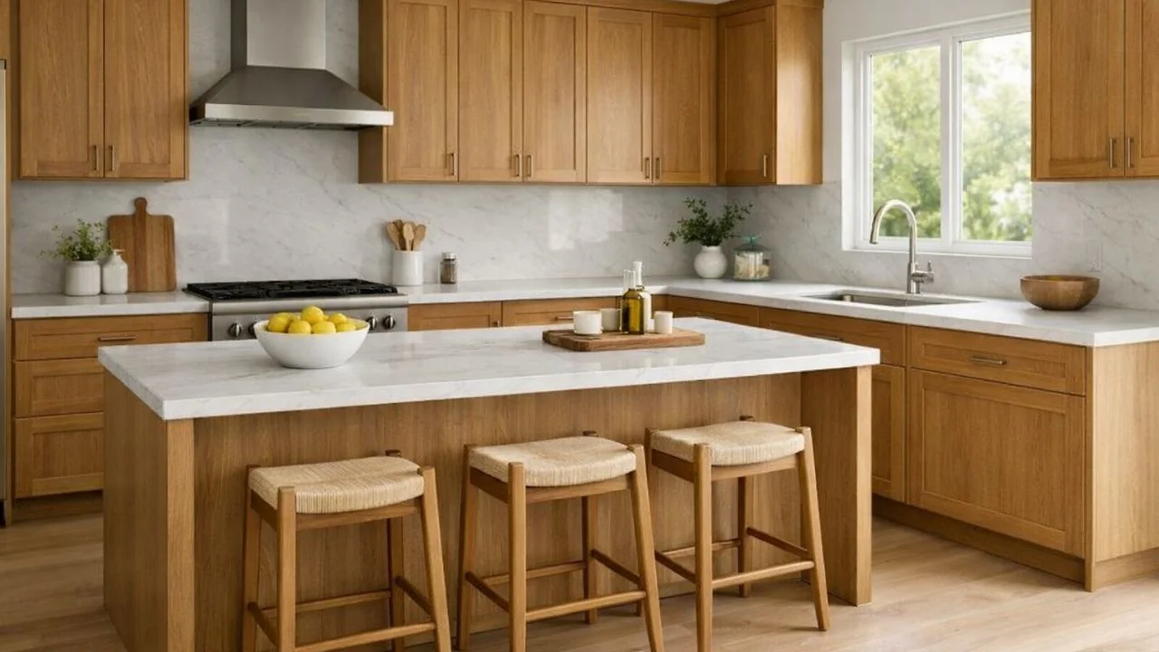 Top 10 Natural Wood Kitchen Cabinets Design Ideas - Renoovate