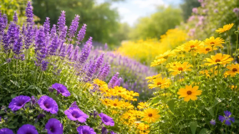 Top Flower Purple Yellow Plants for a Sunny Garden