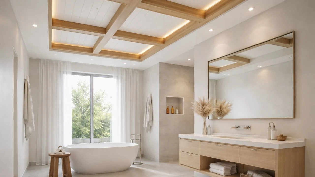 10 Bathroom Ceilings Ideas to Transform Your Space - Renoovate