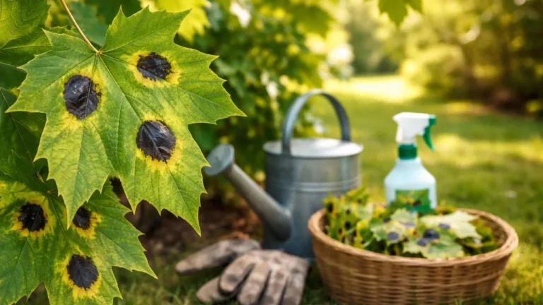 Black Spots on Maple Tree Leaves Causes and Treatment