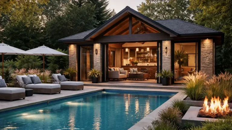 Creative Ideas for Pool Houses for Stylish Outdoor Living