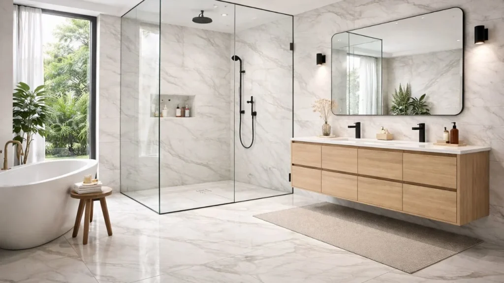 Frameless Glass Panels and Doors