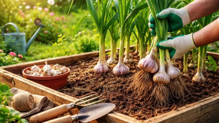 Grow Garlic Plants at Home Easy Steps for Big Harvests