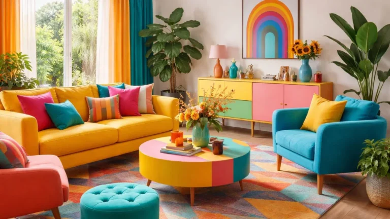 How Multi Colored Furniture Can Brighten a Room