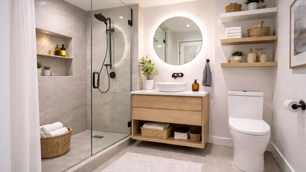 Use Glass Shower Doors Instead of Curtains