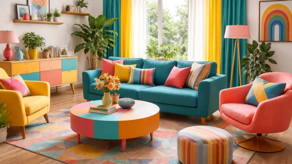 Ways Multi Colored Furniture Instantly Brightens a Room