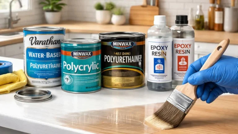 What Should I Use to Finish a Painted Wood Countertop