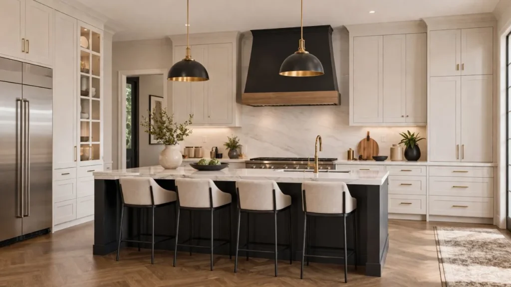 Neutral Color Palette with Contrast Accents