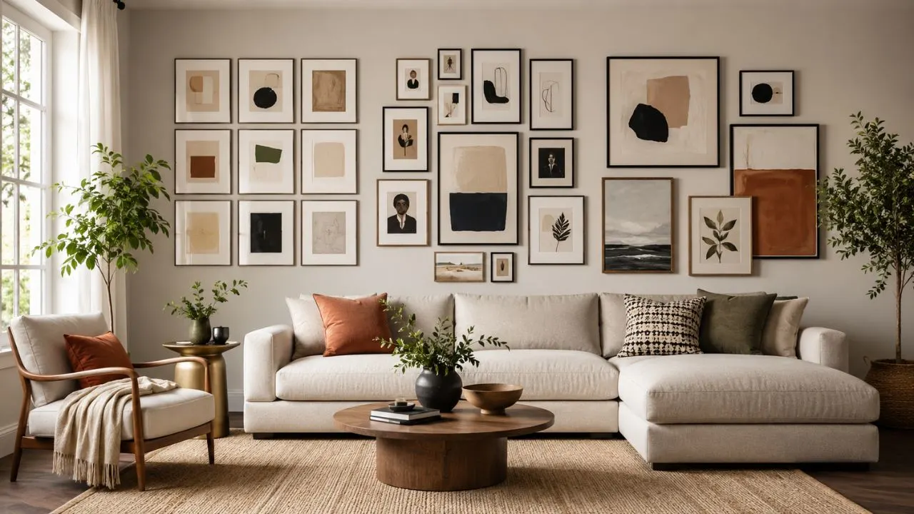 7 Easy Gallery Wall Layout Ideas for Your Living Room - Renoovate
