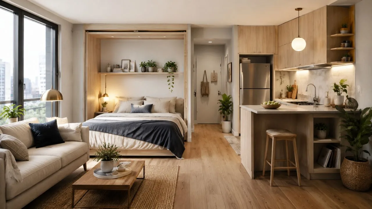 Best One Room Apartment Layout Ideas for Small Space Living - Renoovate