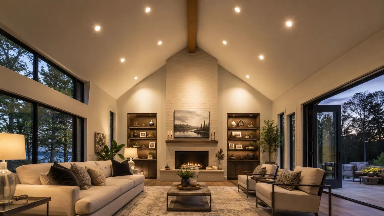 Pot Lights in Vaulted Ceiling: 7 Ideas for Perfect Lighting - Renoovate