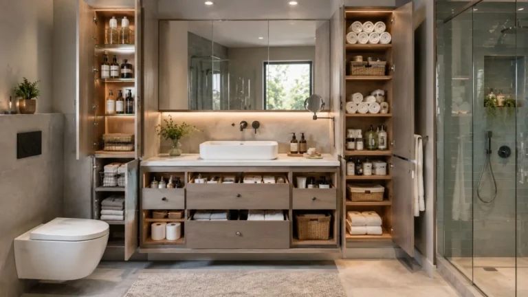 10 Smart Ideas for Bathroom Cupboards to Maximize Storage