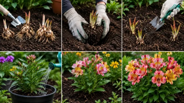 Alstroemeria Flower Planting Steps for Healthy Growth