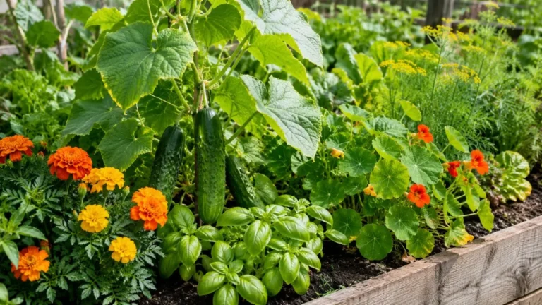 Best Cucumber Companion Plants for a Healthier Garden Bed