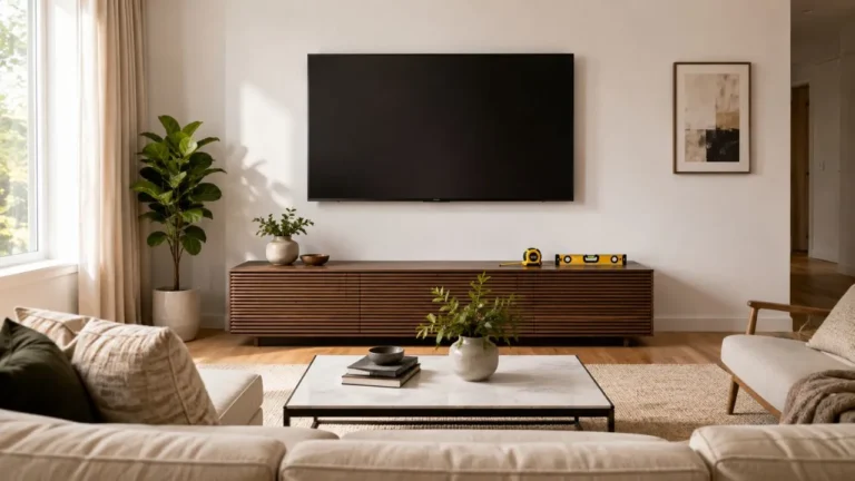 How High to Mount TV On Wall
