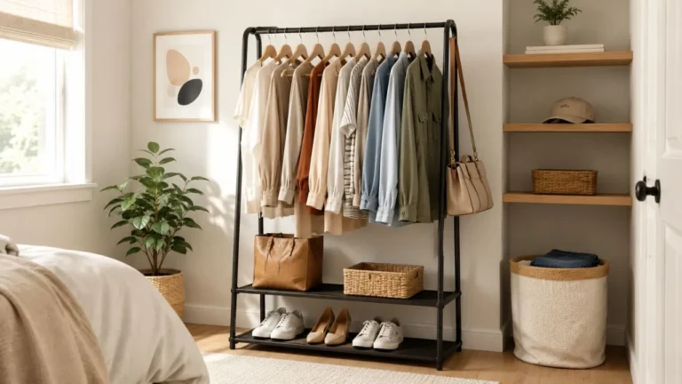 How to Choose a Clothing Rack for Small Rooms Easily Today
