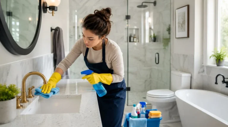 How to Deep Clean a Bathroom