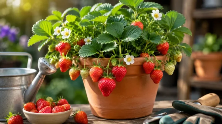 How to Grow Strawberries in Pots