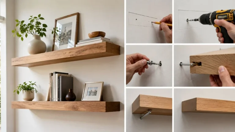 How to Hang Shelves Without Brackets
