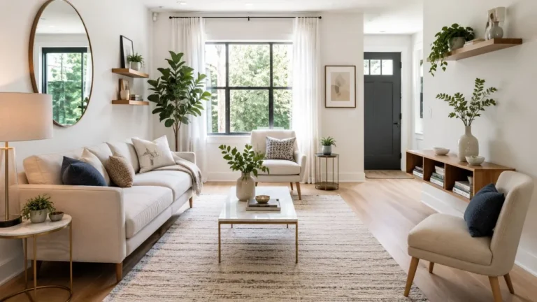 How to Set Up Furniture in a Small Living Room for a Spacious Look
