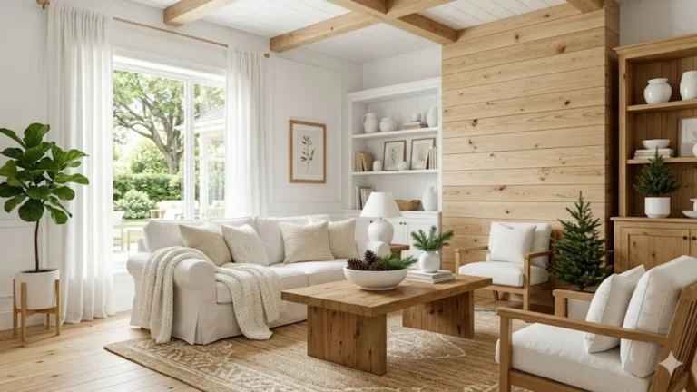 Pine and White Decorating Tips for a Timeless Home Look