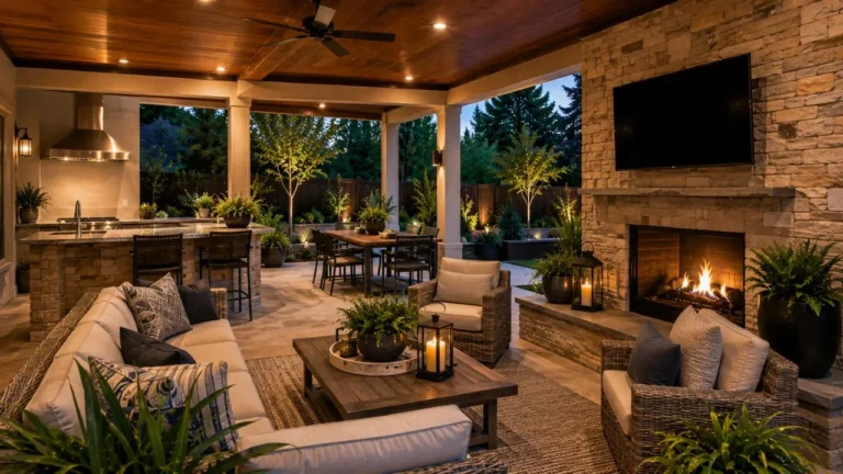 Covered Outdoor Living Ideas for Year-Round Comfort