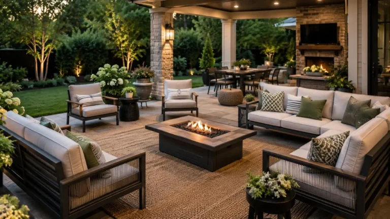 How to Arrange Furniture in an Outdoor Living Space