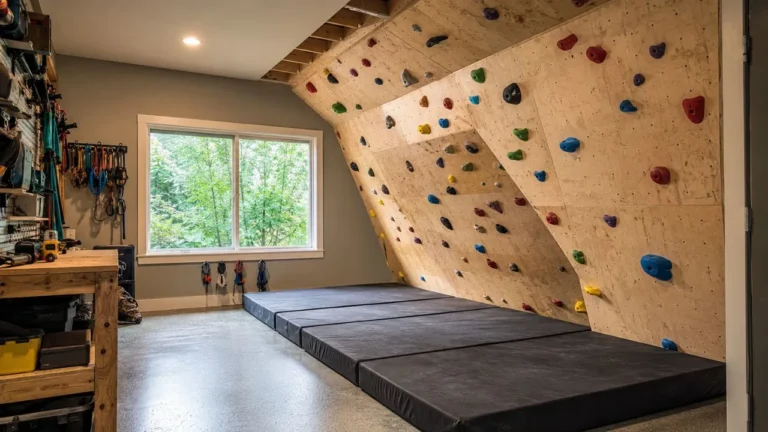How to Build a Home Climbing wall DIY Plans