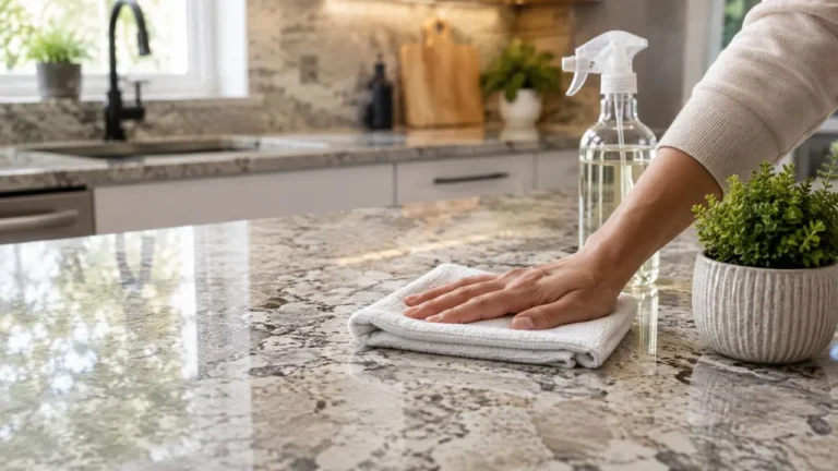 How to Clean Stone Countertops Safe & Easy Methods