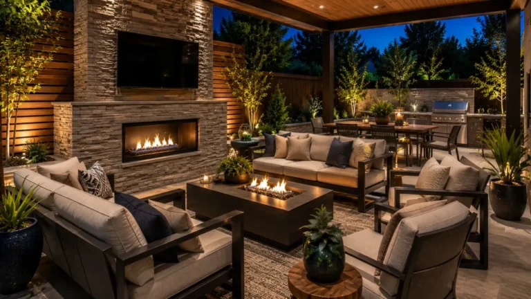 How to Design an Outdoor Living Room