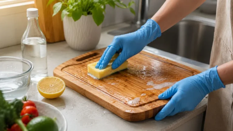 How to Disinfect Cutting Boards Safe & Easy Kitchen Steps