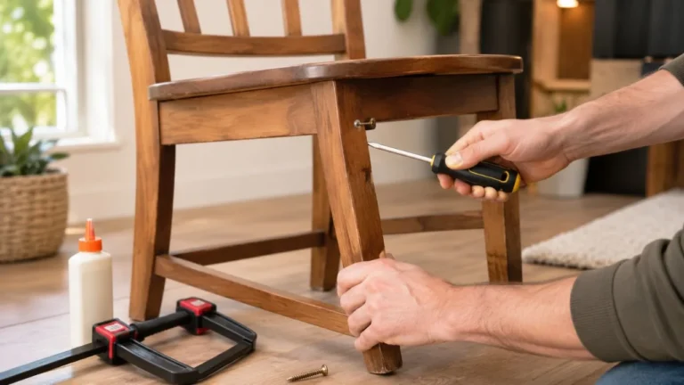 How to Fix a Wobbly Chair Fast Easy DIY Guide