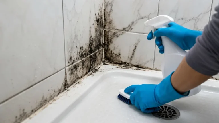 How to Get Rid of Black Mold in Shower 5 Easy Steps to Clean It