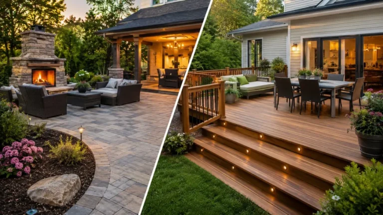 Patio vs Deck Which Is Better for Outdoor Living
